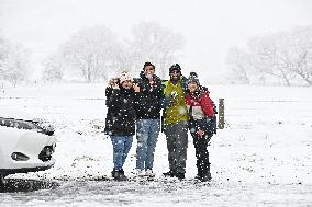 Snowfall In Springfield - New Zealand