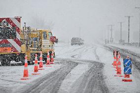 Snowfall In Springfield - New Zealand