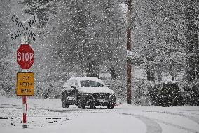 Snowfall In Springfield - New Zealand