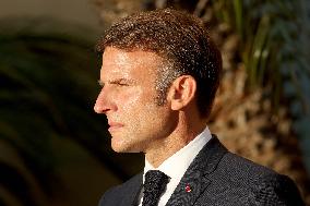 Emmanuel Macron At The 80Th Anniversary Of Bormes Les Mimosas Liberation