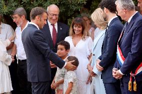 Emmanuel Macron At The 80Th Anniversary Of Bormes Les Mimosas Liberation