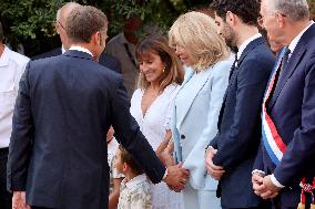 Emmanuel Macron At The 80Th Anniversary Of Bormes Les Mimosas Liberation