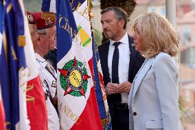 Emmanuel Macron At The 80Th Anniversary Of Bormes Les Mimosas Liberation