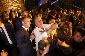 Emmanuel Macron At The 80Th Anniversary Of Bormes Les Mimosas Liberation