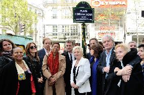 Inauguration Place Henri Salvador - Paris