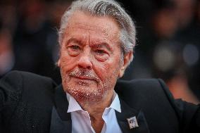 Cannes - Alain Delon Walks The Red Carpet