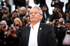 Cannes - Alain Delon Walks The Red Carpet