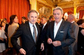 Medal ceremony at the Elysee Palace in Paris