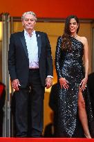 Cannes - Alain Delon Walks The Red Carpet