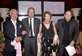 French celebs attend a gala to benefit refugee children in Paris