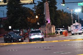 Police Involved Shooting In Chicago Leaves One Suspect Dead, One Police Officer Hurt And Two Victims Critically Wounded By The S