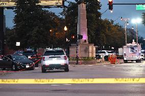 Police Involved Shooting In Chicago Leaves One Suspect Dead, One Police Officer Hurt And Two Victims Critically Wounded By The S