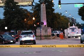 Police Involved Shooting In Chicago Leaves One Suspect Dead, One Police Officer Hurt And Two Victims Critically Wounded By The S