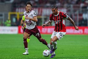 Italian soccer Serie A match - AC Milan vs Torino FC