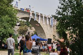 Bridge Diving Competition In Kosovo