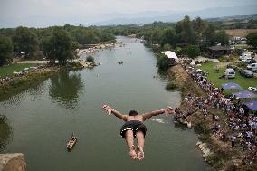 Bridge Diving Competition In Kosovo