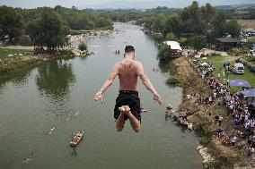 Bridge Diving Competition In Kosovo