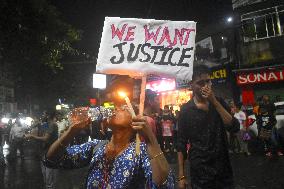 People Protest Over Sexual Assault And Murder Of Kolkata Medic