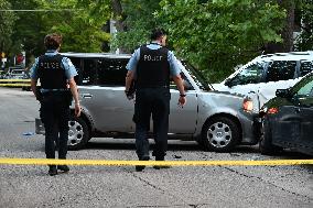 40-year-old Male In Critical Condition After Being Being Shot While Driving In Chicago Illinois