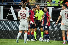 Italian soccer Serie A match - Cagliari Calcio vs AS Roma