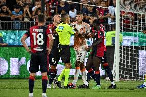 Italian soccer Serie A match - Cagliari Calcio vs AS Roma