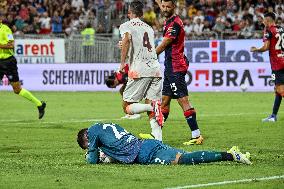 Italian soccer Serie A match - Cagliari Calcio vs AS Roma