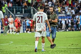 Italian soccer Serie A match - Cagliari Calcio vs AS Roma