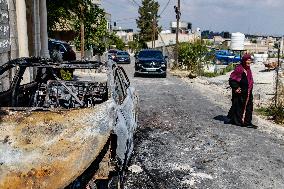 Palestinian Killed As Israeli Settlers Torch Jit - West Bank