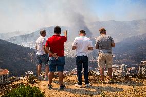 Wildfires Rage In Izmir Province - Turkey