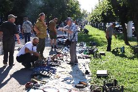 Daily life in Kramatorsk in eastern Ukraine