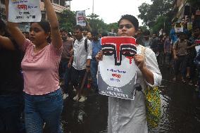 Doctors Protest Over Sexual Assault And Murder Of Kolkata Medic In Kolkata, India