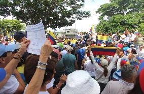 Anti-Maduro Rally In Venezuela