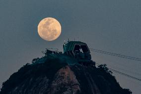 Supermoon In Brazil