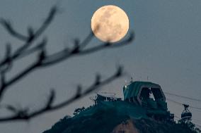 Supermoon In Brazil