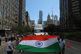 India Independence Day Celebrations In Toronto, Canada