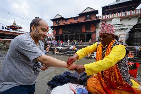 From Ritualistic Bath To Tying The Sacred Thread Nepal Observes Janai Purnima