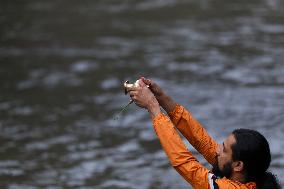 From Ritualistic Bath To Tying The Sacred Thread Nepal Observes Janai Purnima