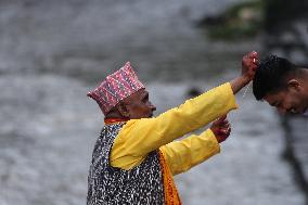 Janai Purnima Festival Celebration In Nepal.