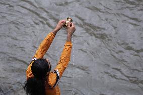 Janai Purnima Festival Celebration In Nepal.