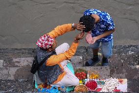 Janai Purnima Festival Celebration In Nepal.