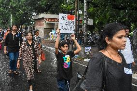 Citizens Continues Protest Against Rape And Murder Of Doctor In Kolkata.