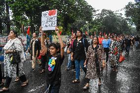 Citizens Continues Protest Against Rape And Murder Of Doctor In Kolkata.