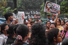 Citizens Continues Protest Against Rape And Murder Of Doctor In Kolkata.