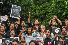 Citizens Continues Protest Against Rape And Murder Of Doctor In Kolkata.