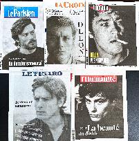 Papers React To Alain Delon’s Death - Paris