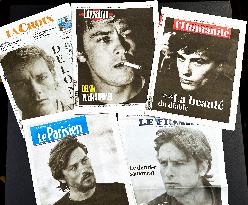 Papers React To Alain Delon’s Death - Paris