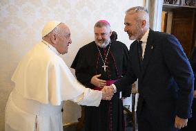 Pope Francis Private Audiences - Vatican