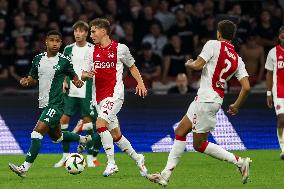 Ajax Amsterdam v Panathinaikos - UEFA Europa League Qualifying 2024/2025