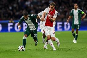 Ajax Amsterdam v Panathinaikos - UEFA Europa League Qualifying 2024/2025