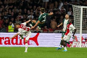 Ajax Amsterdam v Panathinaikos - UEFA Europa League Qualifying 2024/2025